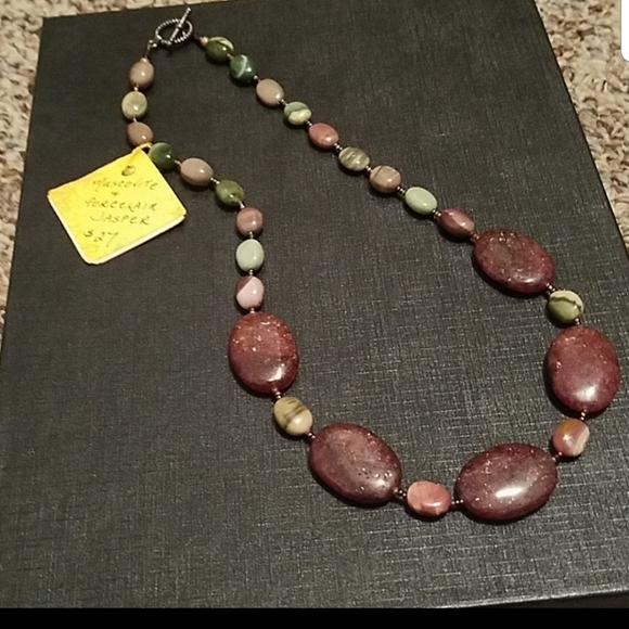 Muscovite Jewelry - 3 for $30 Muscovite & Porcelain necklace